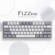 Redragon Fizz K617 White and Grey- RED SWITCH